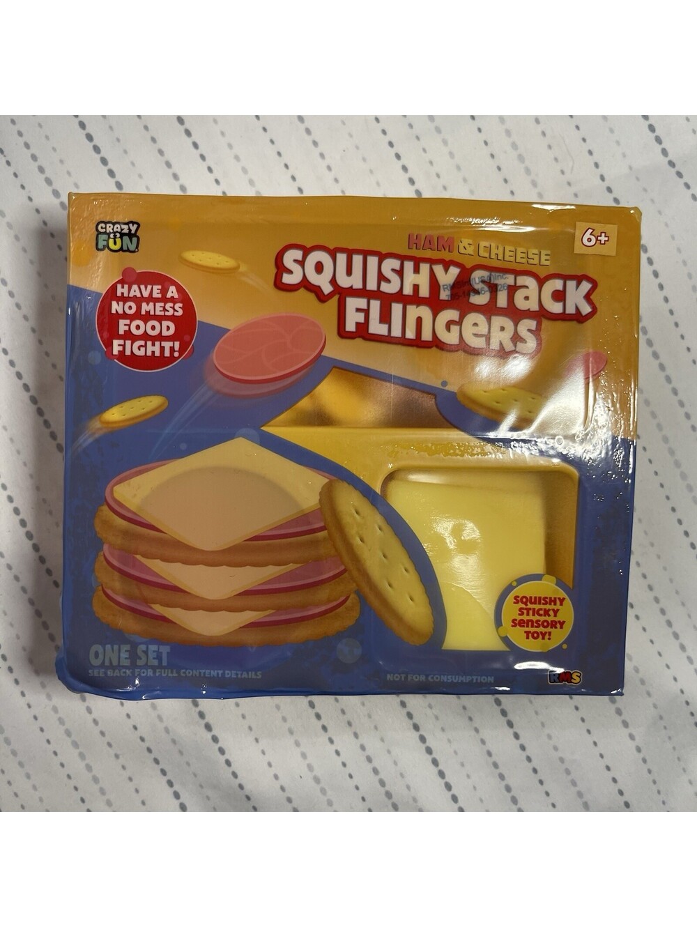 RMS Ham & Cheese Squishy Stack Flingers Lunchables CRAZY FUN US103-0177ICB NEW